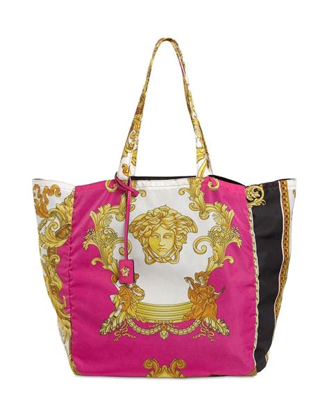 Versace Medusa Renaissance Nylon Tote on SALE 